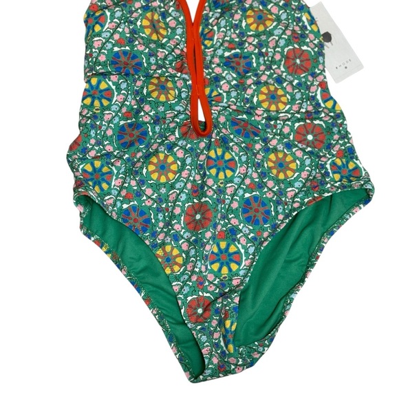 RHODE X TARGET Zinnia Floral Print Halter One Piece Swimsuit WOMEN Size XXL NWT - Picture 6 of 16